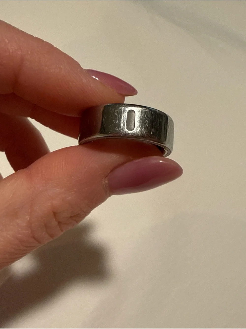 Oura Silver Smart Ring (Size 8)